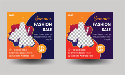 business social media post banner template.