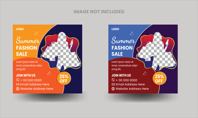 business social media post banner template.