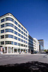 Contemporary Architecture at the Corner of Charlottenstrasse in Berlin