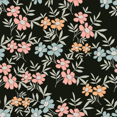 flower, pattern, floral, seamless, flowers, vector, nature, design, decoration, illustration, blossom, spring, art, wallpaper, pink, plant, summer, ornament, leaf, cherry, card, decor, texture, 