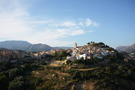 Old town of Polop de la Marina, Spain