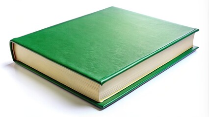learning, green, reading, thick,book, cover, novel, background, information, fiction, literature, reference, hardcover, pages, Thick green book isolated on white background Fish eye