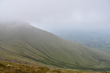 Foggy Galty Mountains, Galtee Mountains, Co. Tipperary, Ireland