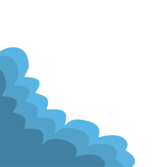  Cloud Corner Border