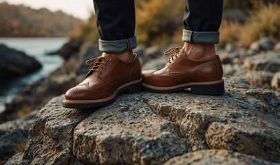 Man shoes with new style and look