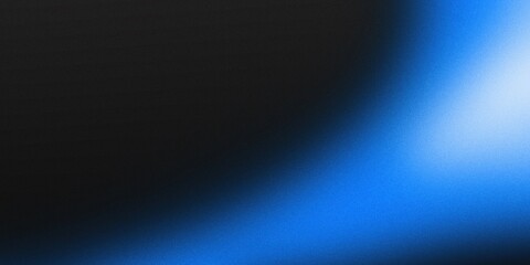 Obraz premium shadowy grainy background presents a shimmering blue and white abstract noise texture on a black poster header, allowing for a significant copy area.