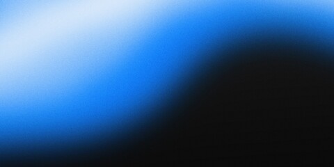 Obraz premium shadowy grainy background presents a shimmering blue and white abstract noise texture on a black poster header, allowing for a significant copy area.