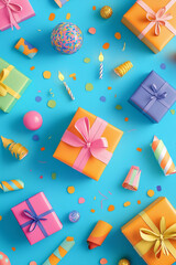 seamless gift wonderful and colorful paper happy birthday