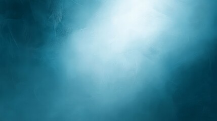 Abstract teal texture background with light, perfect for graphic design, website design, or presentations.  Evokes concepts of serenity, depth, mystery, and ethereal beauty.