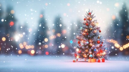 Naklejka premium Christmas holiday background. Merry Christmas and happy New Year