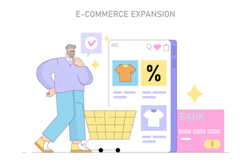 small business. Flat Vector Illustration