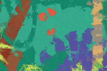 Oil paintings and various flowers, lotus leaves, lotus flowers, animals, marine creatures, forests, tigers, tropical leaves, beautiful scenery