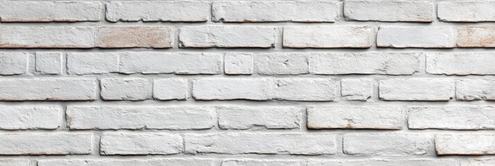 Fototapeta premium white brick wall may used as background