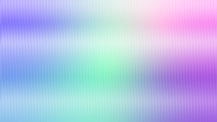 Colorful gradient background template. Ribbed glass effect texture.Vector abstract wave glass background. The texture of wavy glass, a gradient background. The blurry, bright backdrop for a banner. 