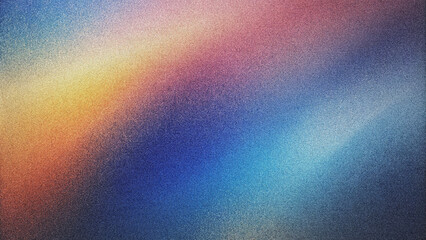 Futuristic Gradient Background Featuring Grainy Noise Texture. Smooth Fluid Shapes and Vibrant Colors for Eye-Catching Poster Designs.