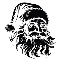 Obraz premium Santa Claus Silhouette
