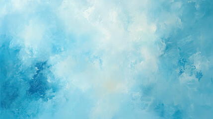 Fototapeta premium serene light blue abstract art painting background