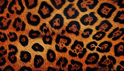 Obraz premium Leopard skin pattern, animal leather seamless design