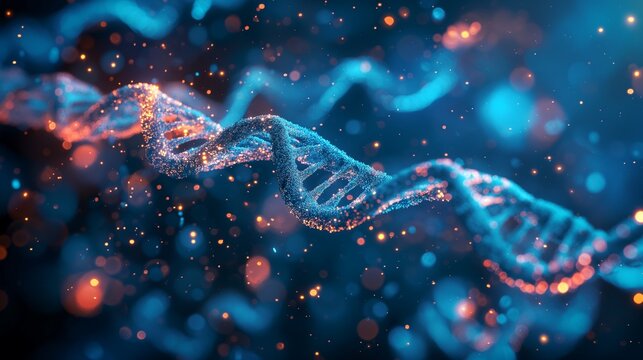 single cell, revealing the complexity and order within its DNA structure