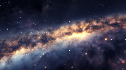 stunning visualization of the Milky Way, emphasizing the underlying mathematical principles