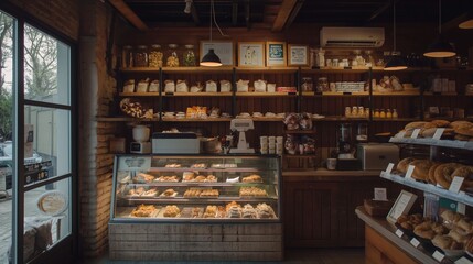 bakery with freshly baked goods
