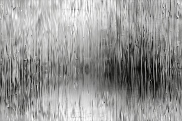 Aluminum seamless blurred, abstract image resembling rain on a window, with vertical streaks and droplets creating a sense of depth and movement. 