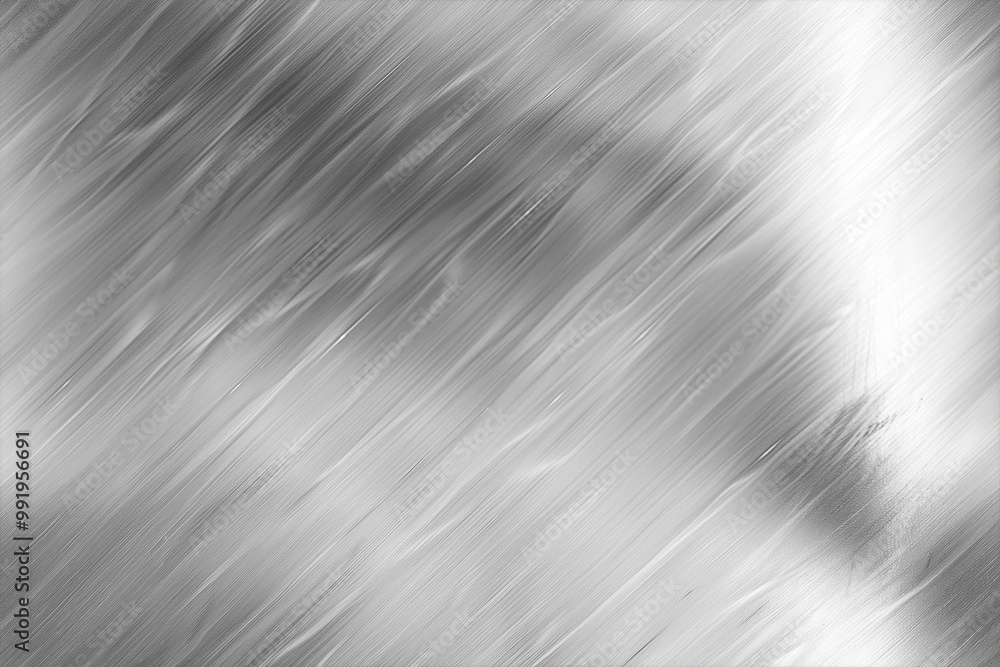 Poster aluminum monochrome seamless background featuring blurred lines and streaks, creating a sense of mot