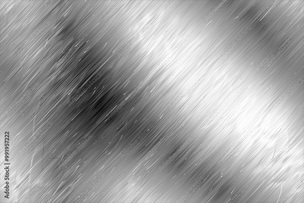 Poster a textured abstract seamless aluminum background featuring a blend of black and white streaks, creat