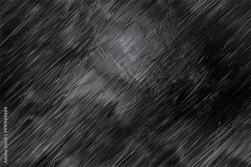 Poster an abstract seamless black metal textured background featuring dark tones with streaks and lines cre