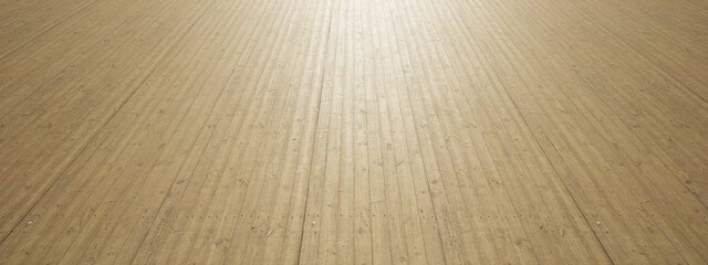 Concept or conceptual solid brown background of old planks texture floor as vintage pattern layout. A 3d illustration metaphor for construction, architecture, urban and interior design