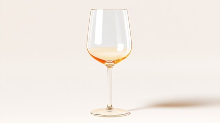An Elegant Wine Glass Featuring Amber Liquid Perfect for Various Celebratory Events