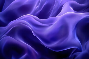 Fototapeta premium A high-resolution, minimalist abstract background featuring fluid waves of vibrant colors in shades of blue and purple.