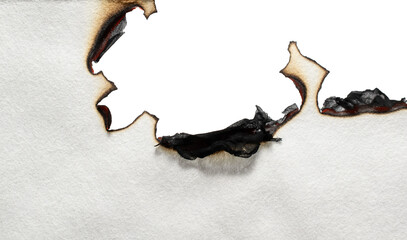 burning paper, glowing edge of paper