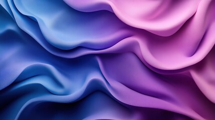 Obraz premium A high-resolution, minimalist abstract background featuring fluid waves of vibrant colors in shades of blue and purple.