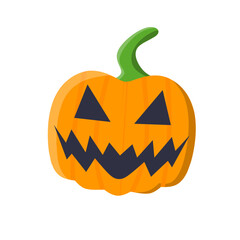 Pumpkin Icon. Spooky Halloween Event.