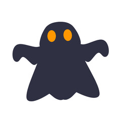 Ghost Icon. Spooky Halloween Event.