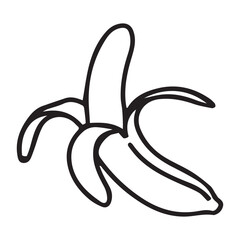 simple black peeled bananas © Andhika