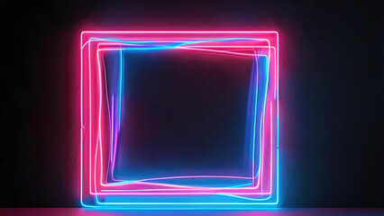 Abstract Light Frame Design: Illuminating Minimalism