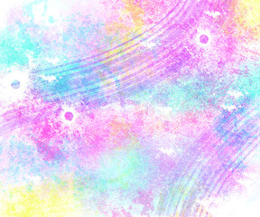 A whimsical kawaii fantasy background with soft pastel hues that evoke a dreamy, playful world. This adorable and charming design brings a magical atmosphere to life with light and delicate colors