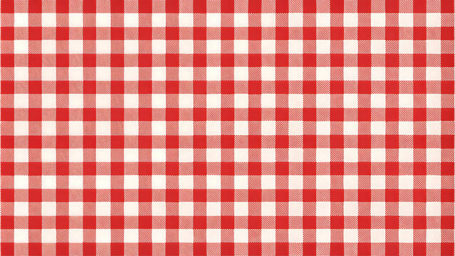 Traditional red and white checkered tablecloth pattern , checkered, traditional, tablecloth, red, white, pattern
