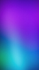 Vertical abstract gradient featuring vibrant hues of purple, blue, and green with a subtle grainy texture, perfect for wallpapers, banners, and creative designs