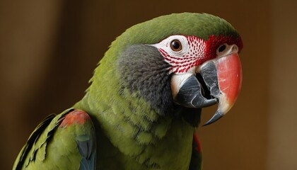 macaw with yellow and green color