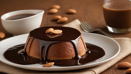 chocolate cake on a plate