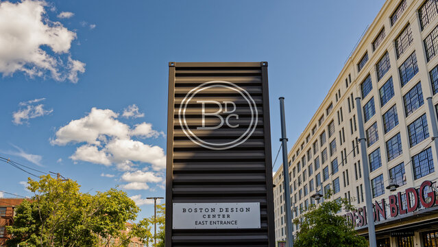 Boston, MA - Sept. 9, 2024: The Boston Design Center's showrooms are located in the Innovation and Design Building.