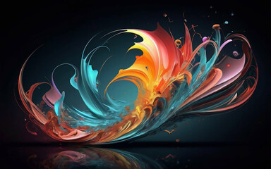 abstract fractal background
