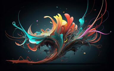 abstract floral background