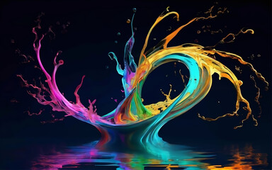 abstract background with butterflies