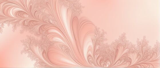 Abstract Peach Swirls