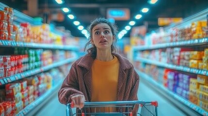 Shopping Confusion in Supermarket