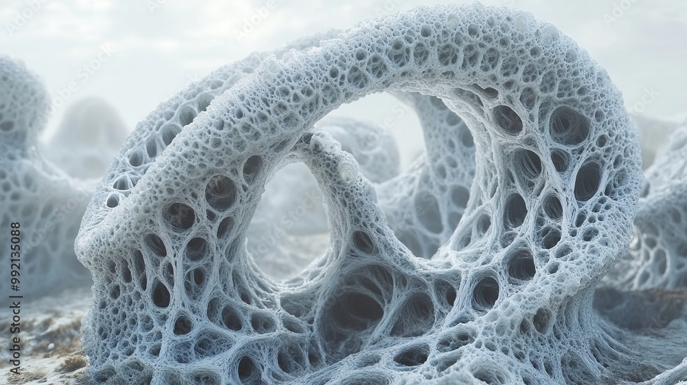 Wall mural abstract fractal structure: a journey into the unknown